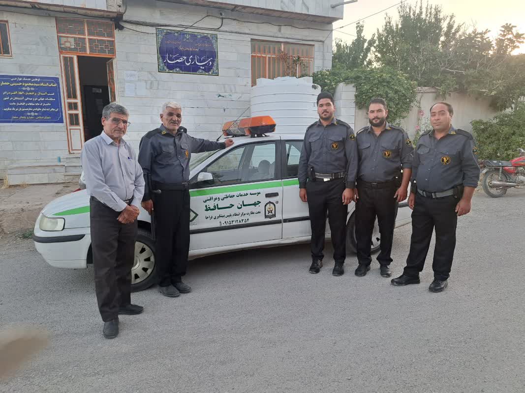 جلسه آموزش ضمن خدمت پلیس یاران شورای اسلامی روستای حصار